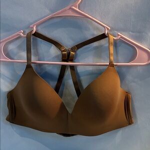Auden The Bliss racer back bra size 38B Tan or camel color padded no underwire